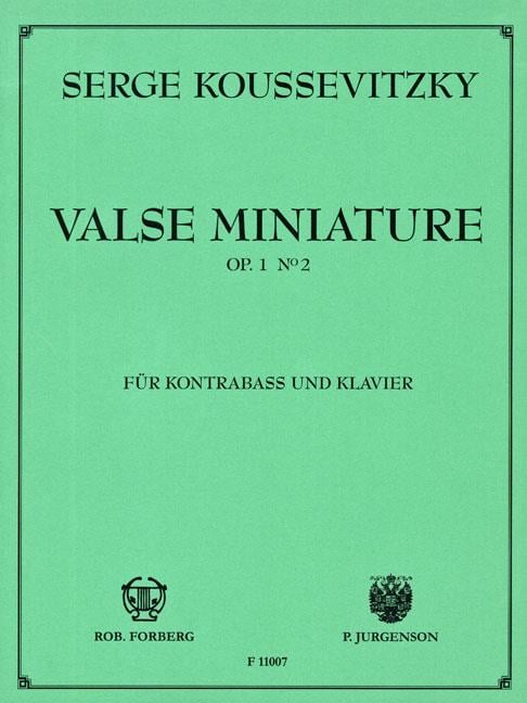 Valse miniature, op. 1,2